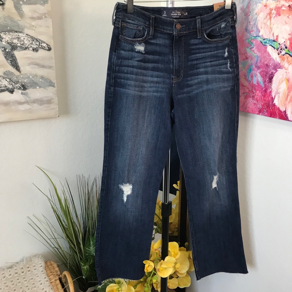 Hollister High-rise Straight Jeans NWT - Picture 2 of 4